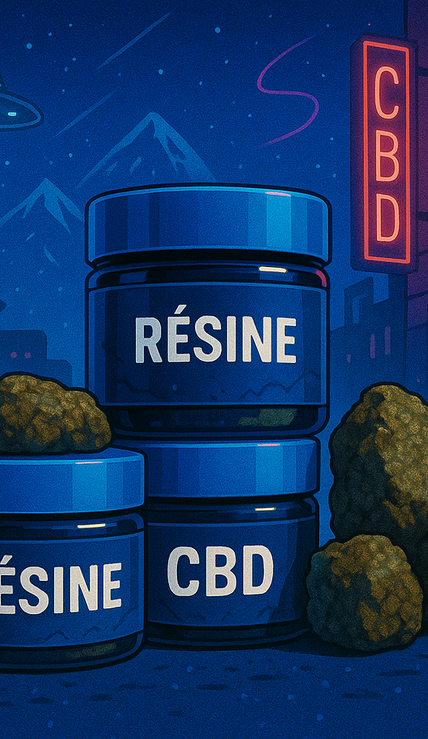 Résine de CBD