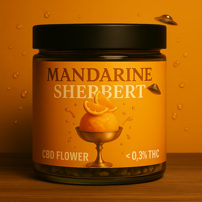 FLEUR CBD – MANDARINE SHURBERT – CALIFORNIA