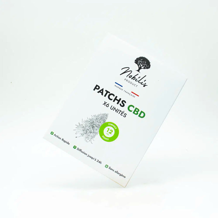 Patchs CBD dosés à 12mg – Nobilis Product