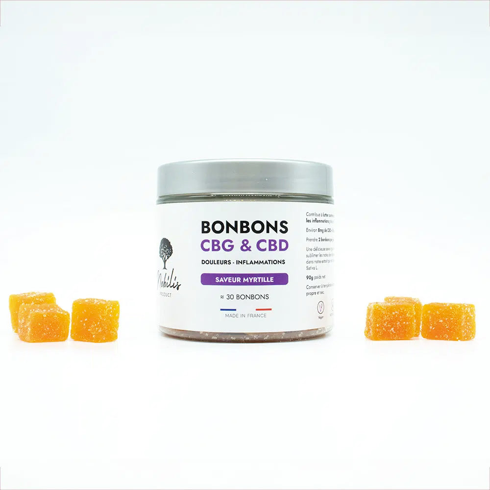 Bonbons CBD & CBG Douleurs et Inflammations
