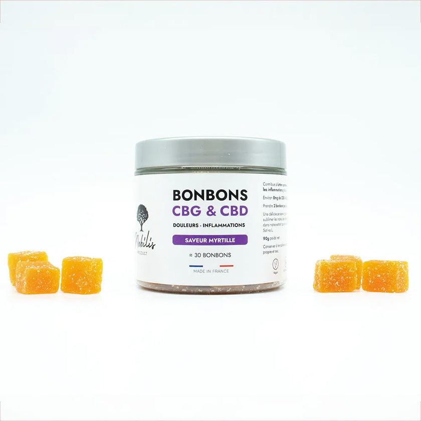Bonbons CBD & CBG Douleurs et Inflammations