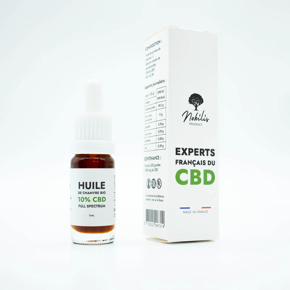 Huile de CBD 10% Full Spectrum – Nobilis Product