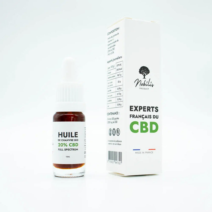 Huile de CBD 20% Full Spectrum – Nobilis Product